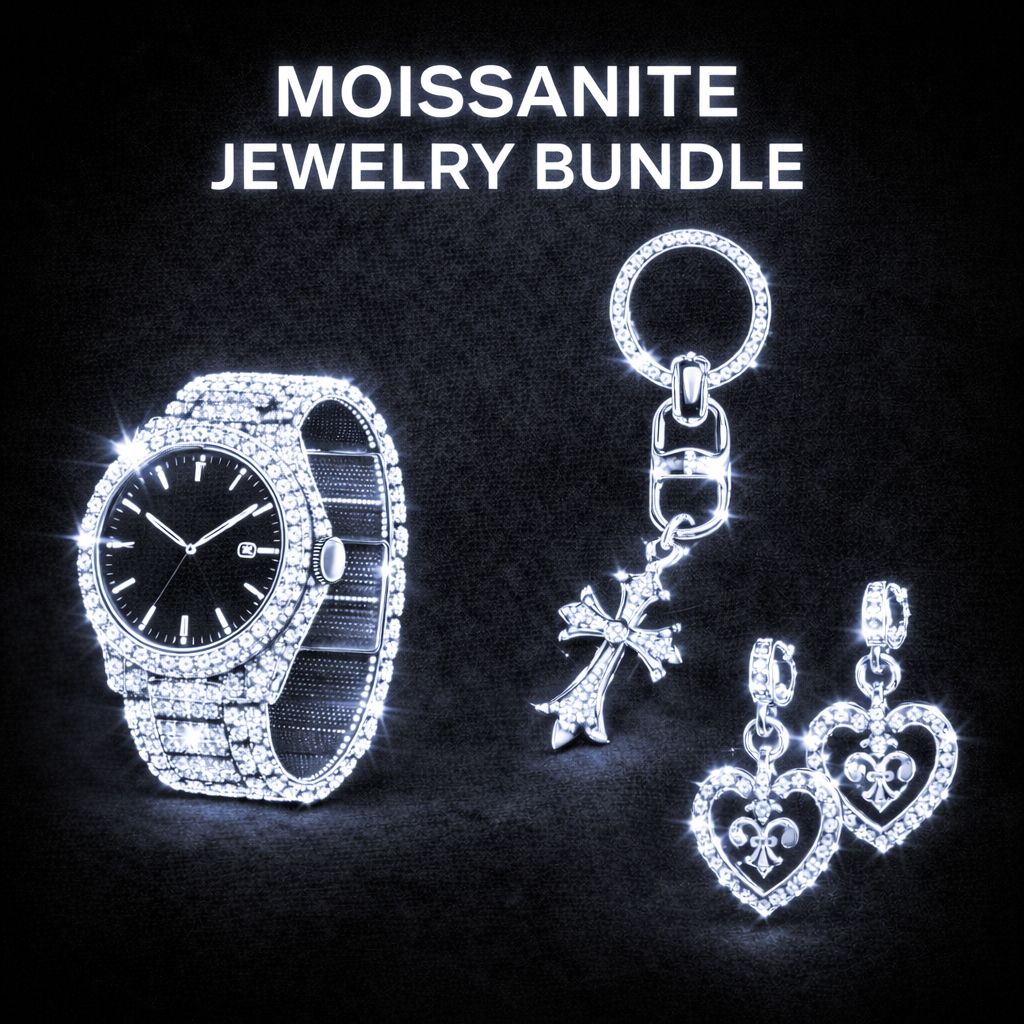 Moissanite jewelry bundle